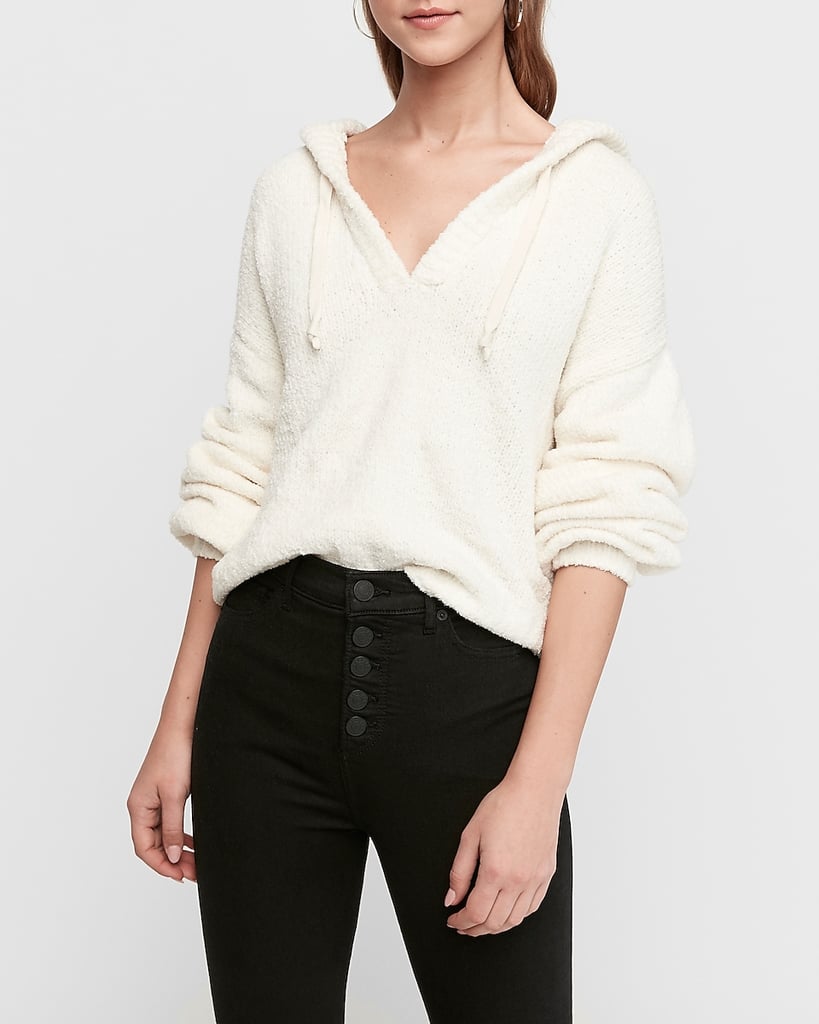 Express Cozy Chenille Hoodie The Best Clothes on Sale in April 2020