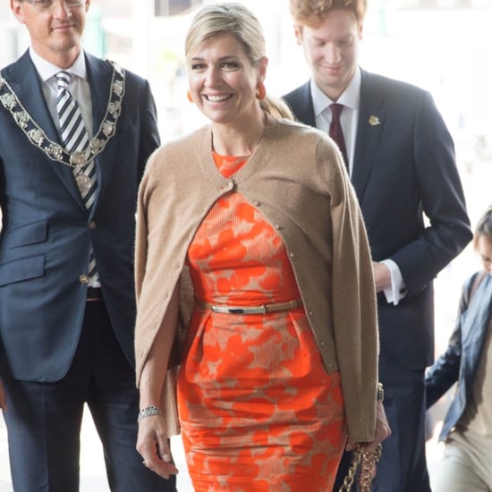 Queen Maxima's Cardigan Trick May 2016