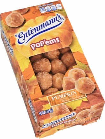 Entenmann’s Pop’ems Pumpkin Donut Holes ($5)