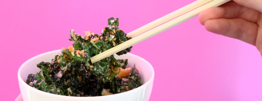 How to Eat Salad With Chopsticks