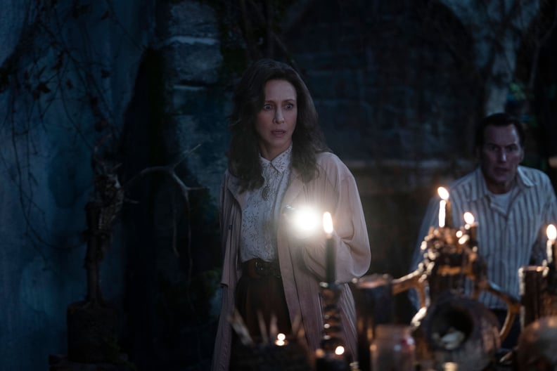 THE CONJURING: THE DEVIL MADE ME DO IT, from left: Vera Farmiga, Patrick Wilson, 2021. ph: Ben Rothstein /  Warner Bros. / Courtesy Everett Collection