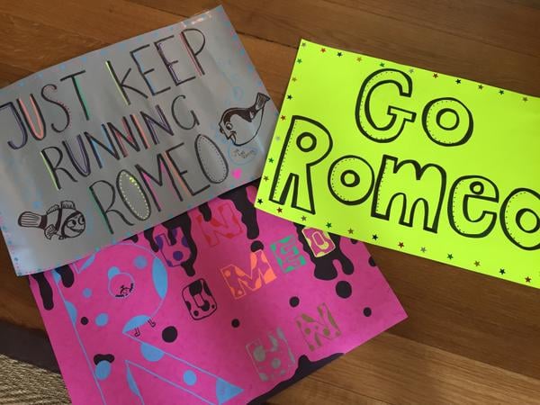 Beckham Family at London Marathon 2015 | Pictures