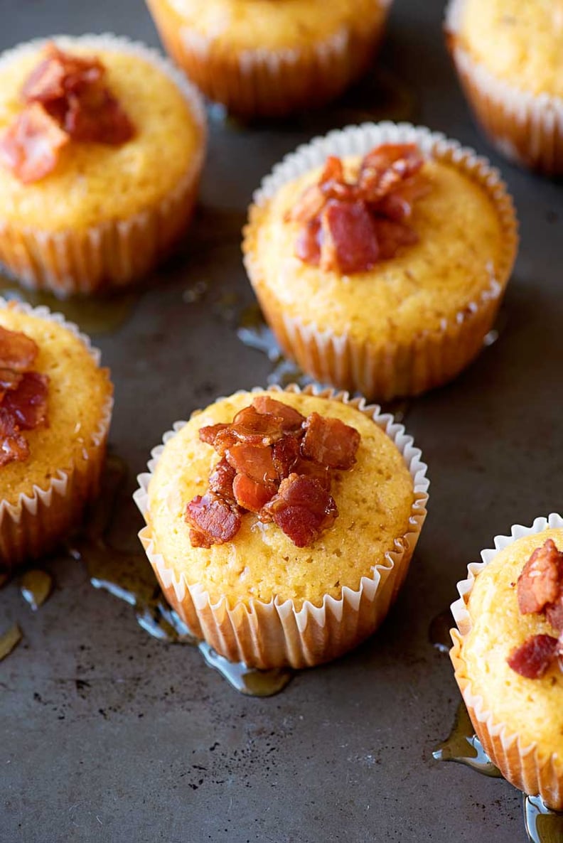 Maple Bacon Cornbread Muffins