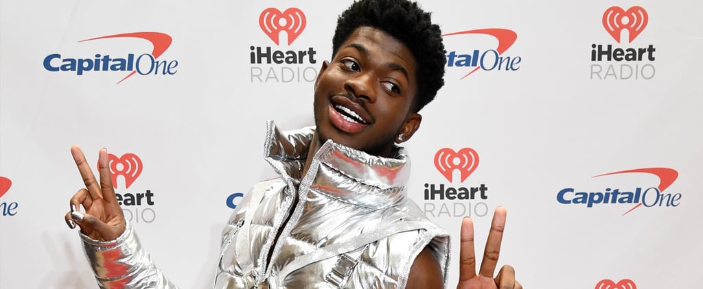 Lil Nas X's iHeartRadio 2021 Jingle Ball Metallic Outfit