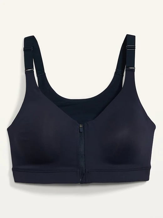 Old Navy High-Support PowerSoft Zip-Front Sports Bra