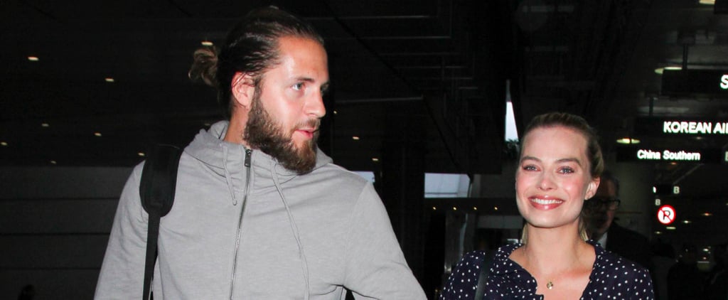 Margot Robbie and Tom Ackerley Out at LAX January 2017