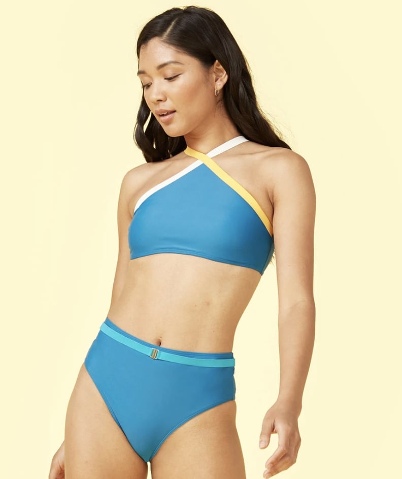 Summersalt The Fused River Bikini Top and The Belted High Leg High Rise Bottom
