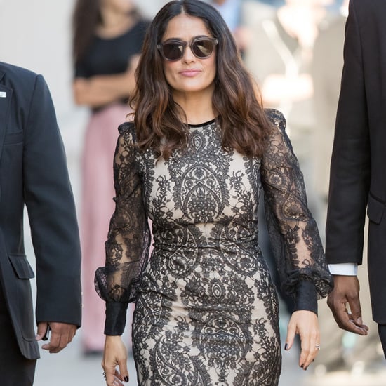 Salma Hayek on Jimmy Kimmel Live August 2016