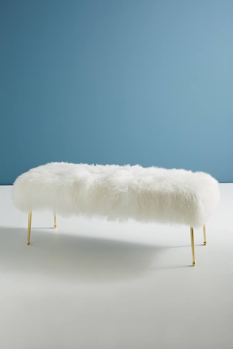 Luxe Wool Bench