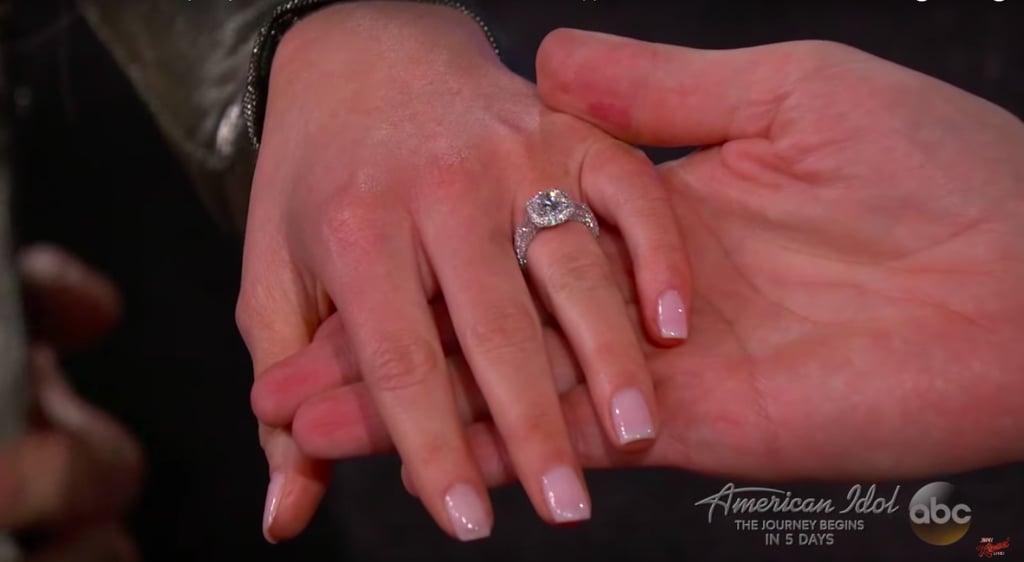 Here's a look from the couple's appearance on Jimmy Kimmel Live.