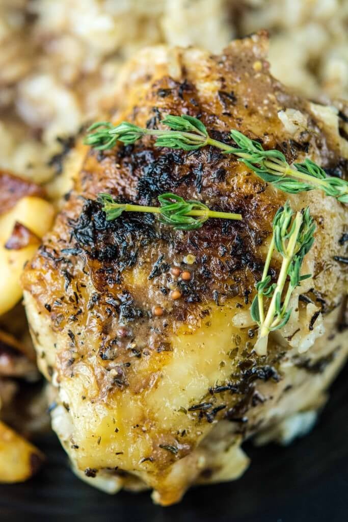 Slow-Cooker Chicken With Caramelized Apples and Onions