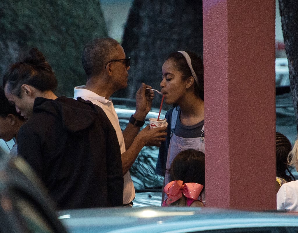 Barack Obama and Malia Obama Out in Hawaii December 2016