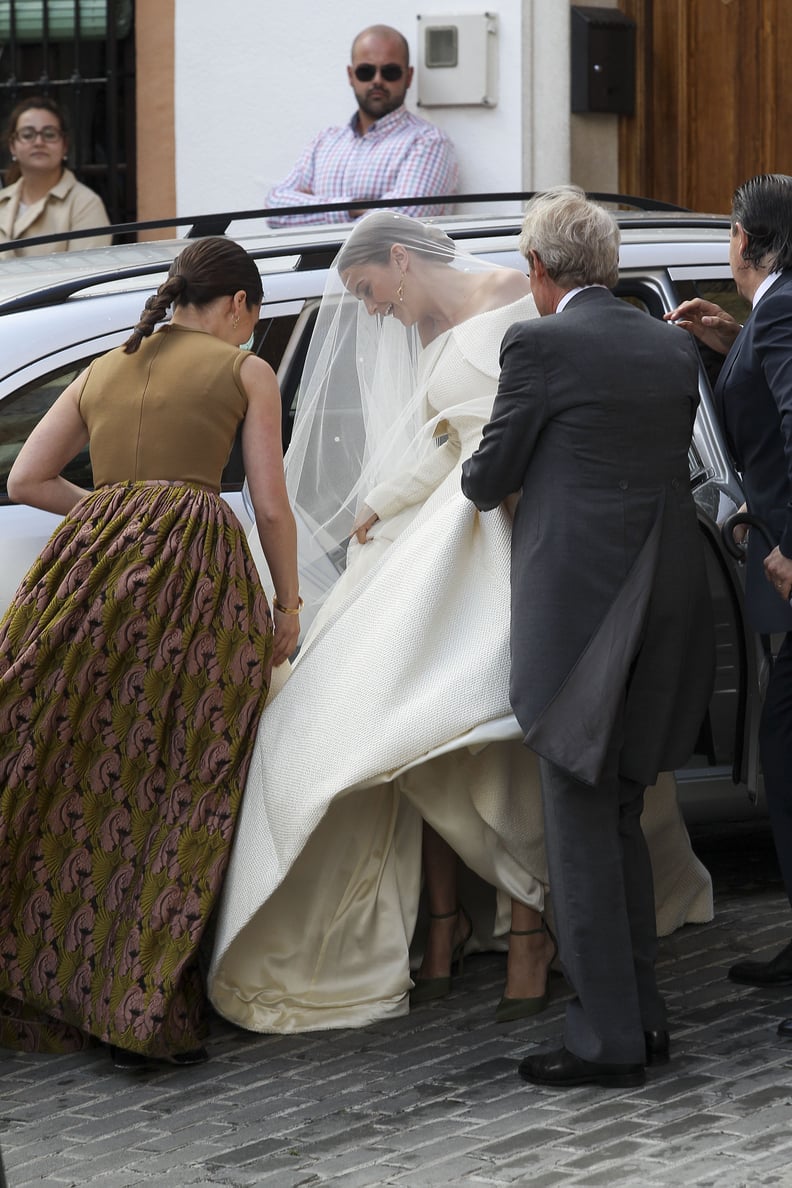 lady charlotte wellesley wedding dress Lady Charlotte Wellesley's Chic Spanish Wedding