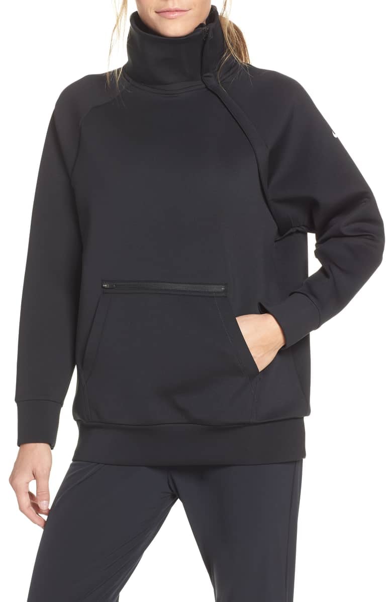 Nike Mock Neck Zip Pullover