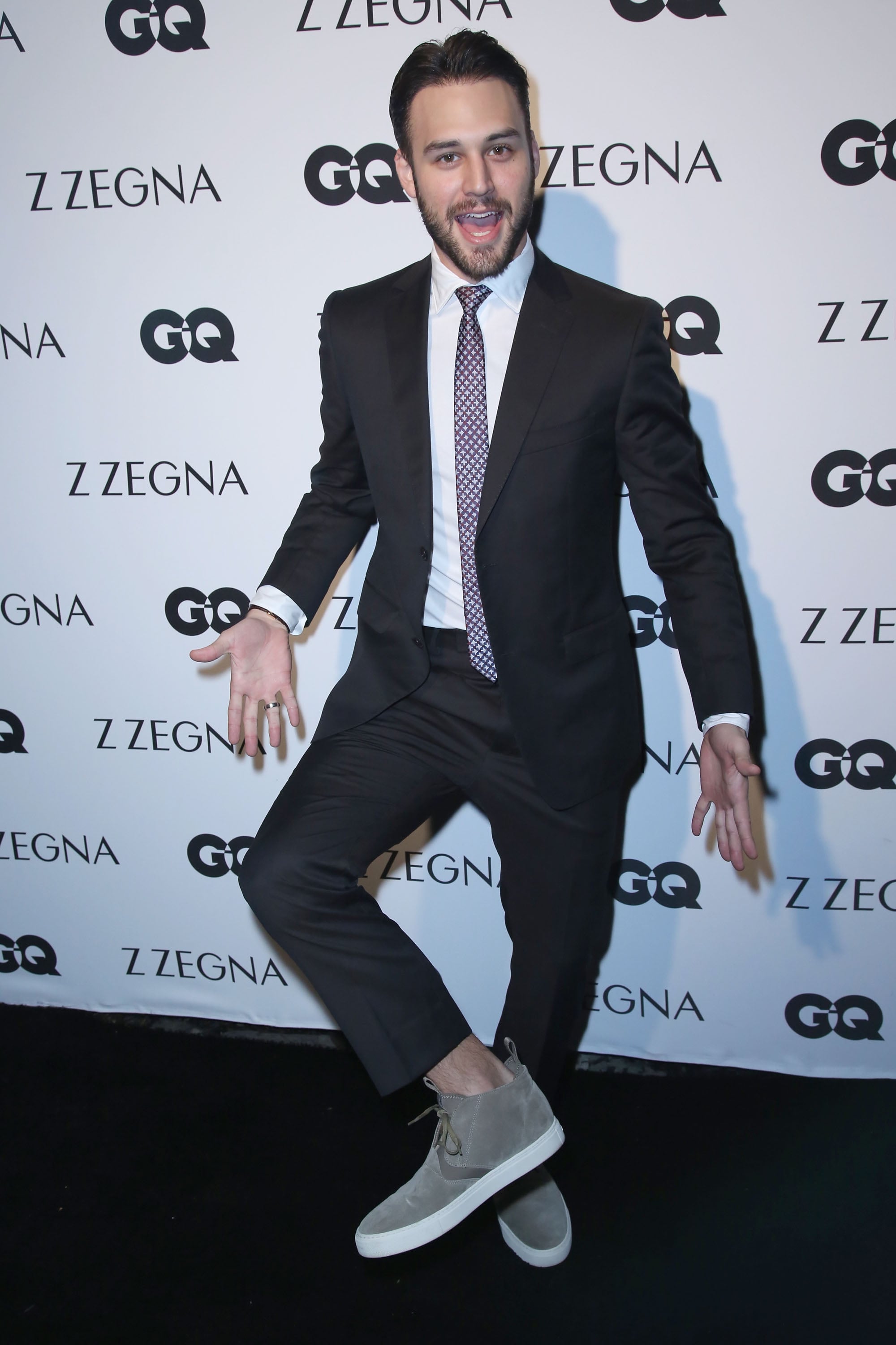 Ryan Guzman chose comfy shoes for his trip up the carpet at Zegna and |  Can't-Miss Celebrity Pics! | POPSUGAR Celebrity Photo 8