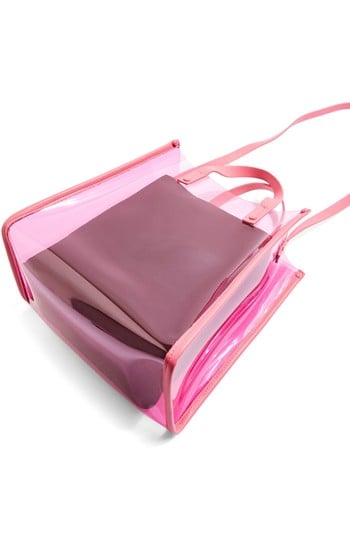 Topshop Penny Perspex Shopper Tote