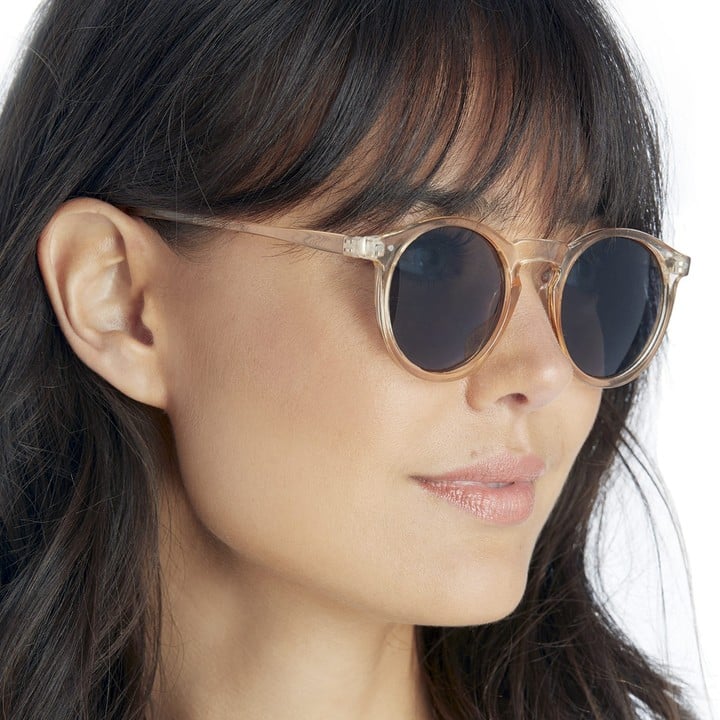 Sole Society Clinton Retro Chic Round Sunglasses