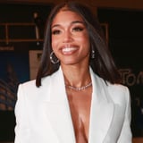 Lori Harvey Nails the Winter-White Trend in a Cozy LaQuan Smith Dress