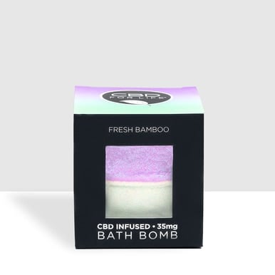 CBD For Life Fresh Bamboo CBD-Infused Bath Bomb