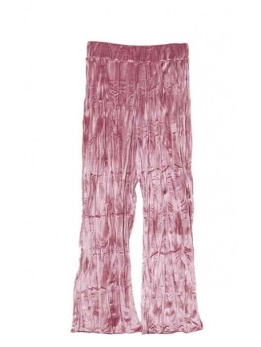 W Concept Velvet Banding Pants | Amal Clooney Pink Pants | POPSUGAR ...