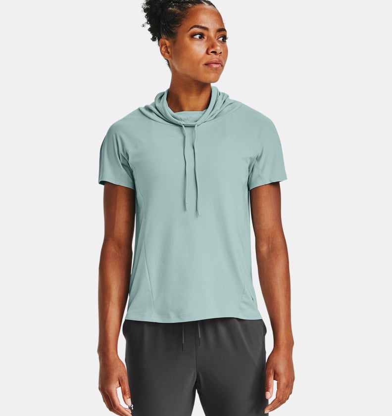 UA IsoChill Cowl Neck Short Sleeve