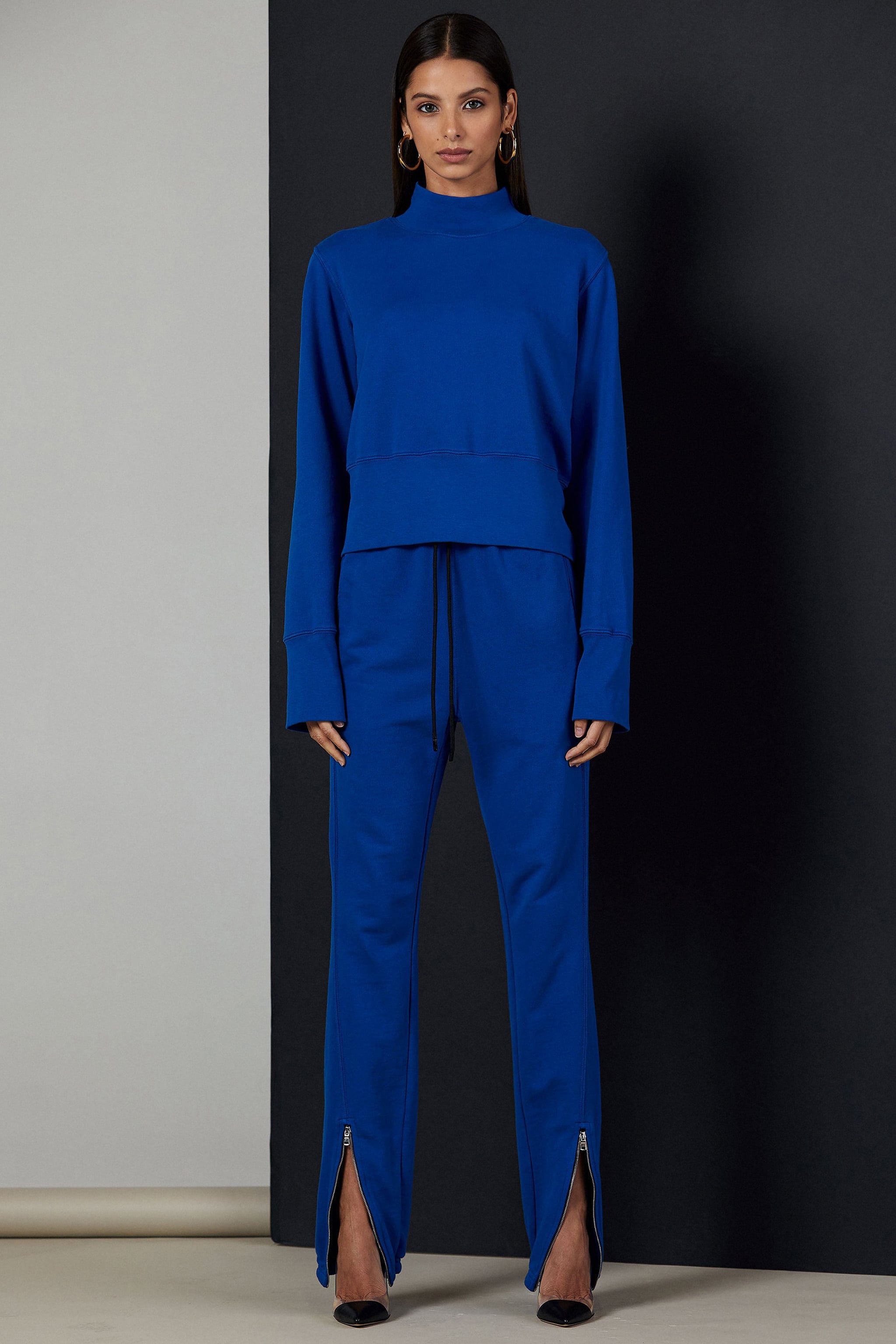 Cotton citizen milan zip jogger outlet