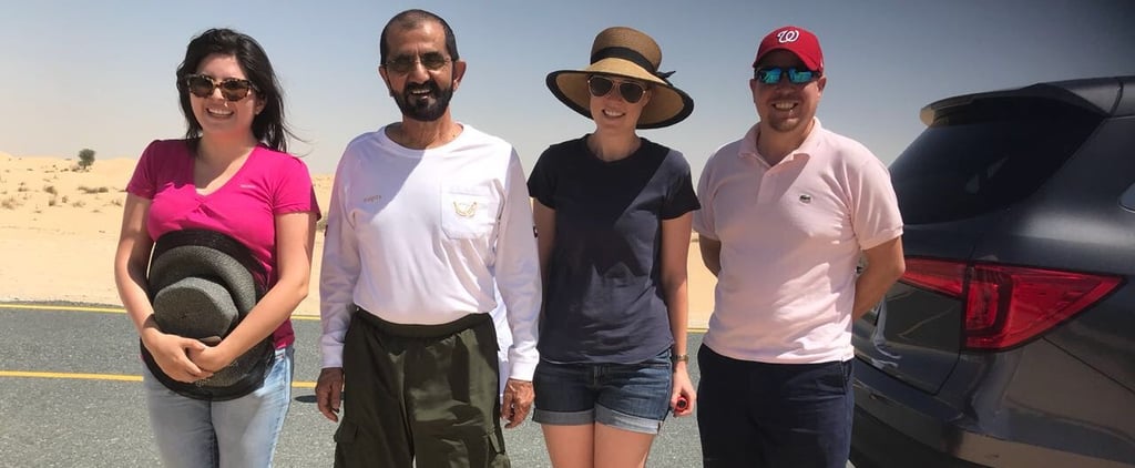 سموّ الشيخ محمد ينقذ سيّاحاً عالقين في صحراء دبي