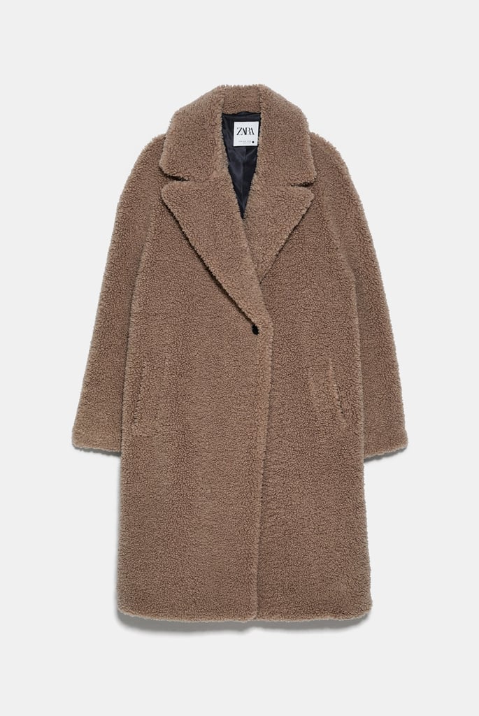 Zara Faux Shearling Coat