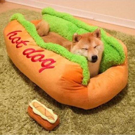 Hot Dog Washable Dual-Use Cotton Kennel Pet Nest