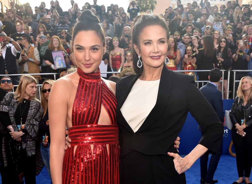 Gal Gadot and Lynda Carter at Wonder Woman Premiere 2017