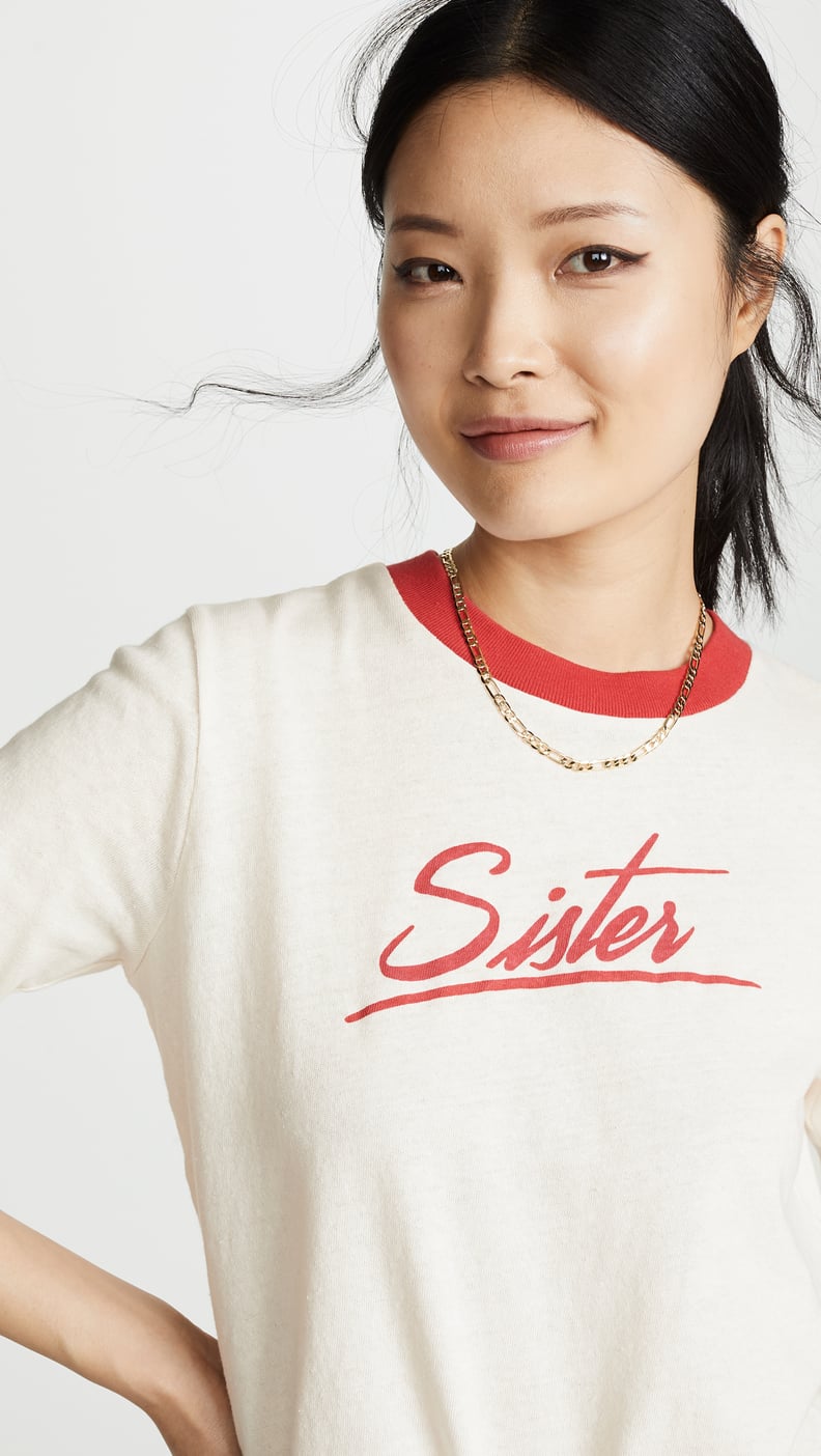 Madewell Sister Graphic Relaxed Ringer Tee