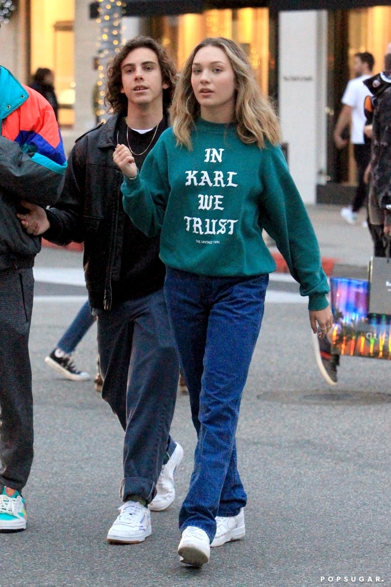 Maddie Ziegler Shopping With Friends in Beverly Hills