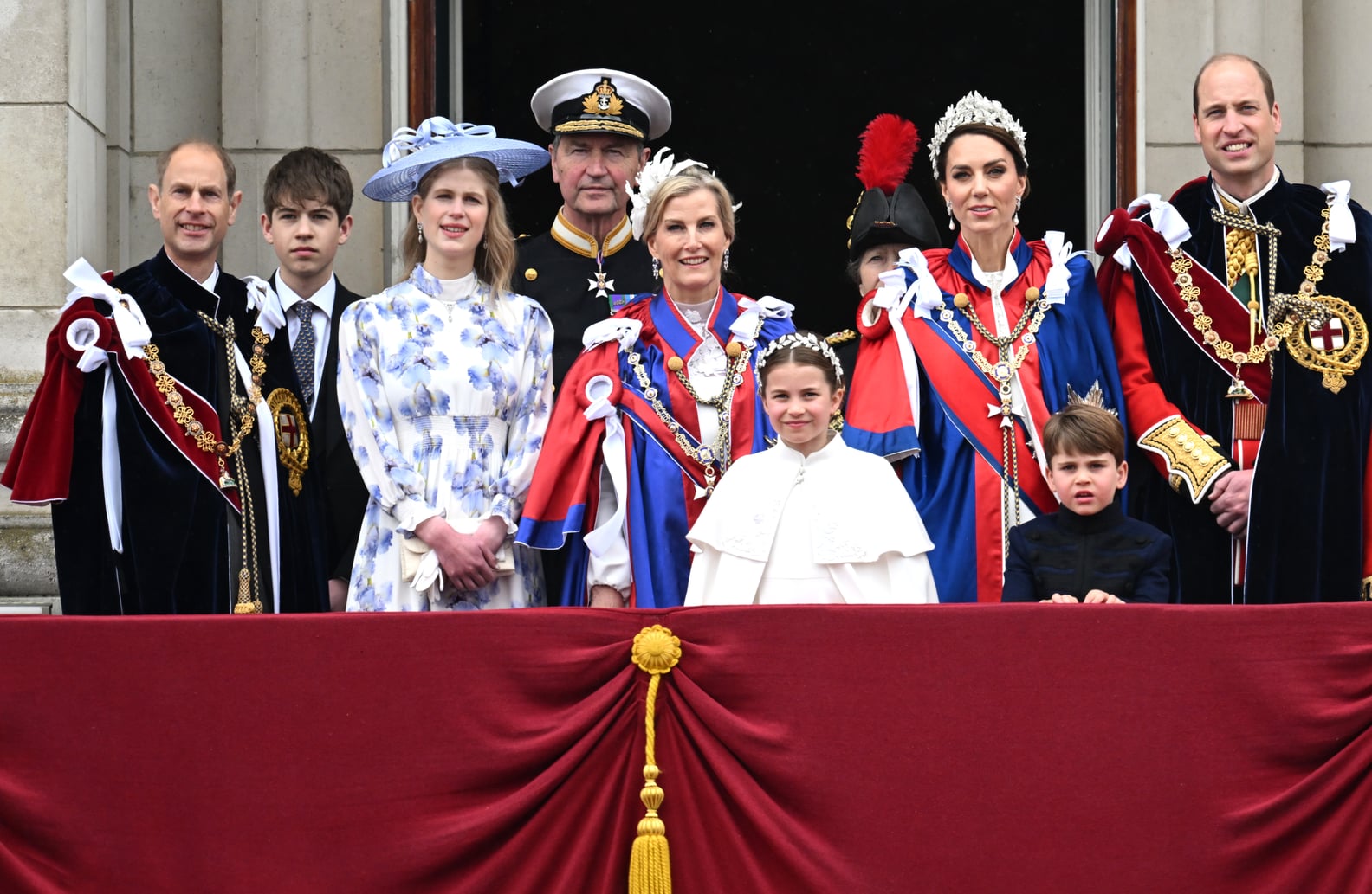 The Royal Family on the Balcony at the King's Coronation | POPSUGAR
