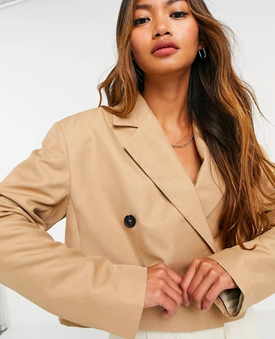 ASOS Design Cropped Suit Jacket