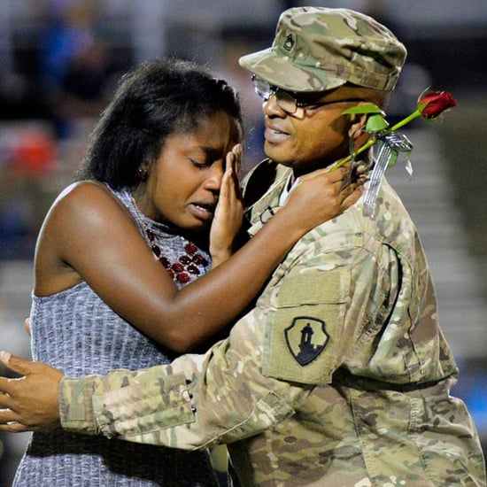 Soldier Dad Surprises Daughter at Homecoming