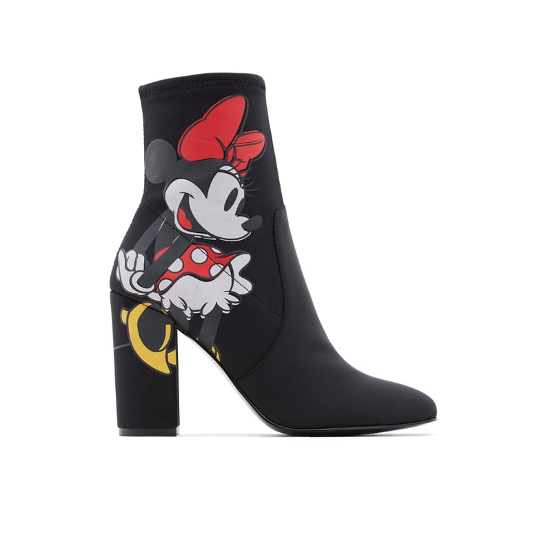 Disney x Aldo Mickey and Minnie Denim Boots POPSUGAR Fashion