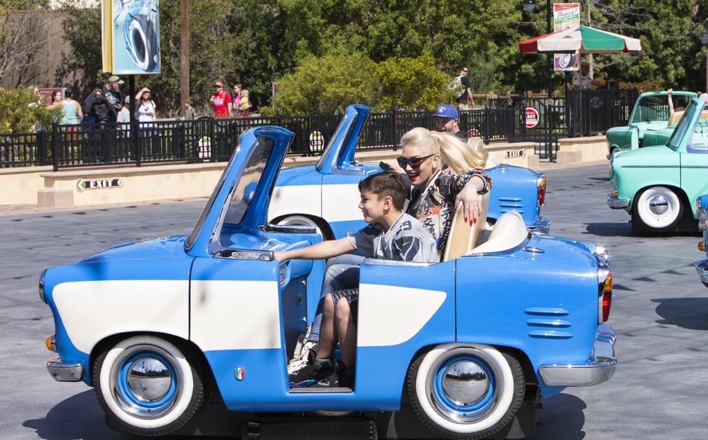 Gwen Stefani and Her Son at California Adventure May 2016