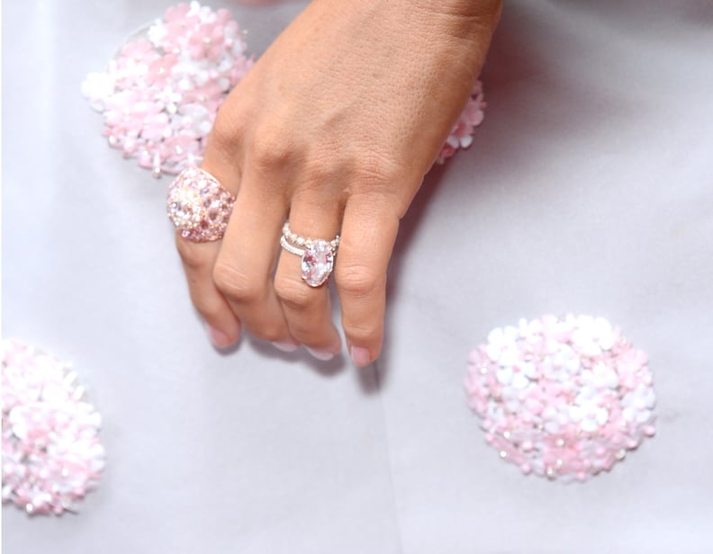 The Custom Rose Gold Ring Was Designed by Lorraine Schwartz