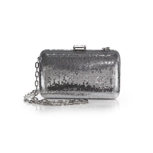 The Prada holiday clutches ($1,630) are fun and a must have!