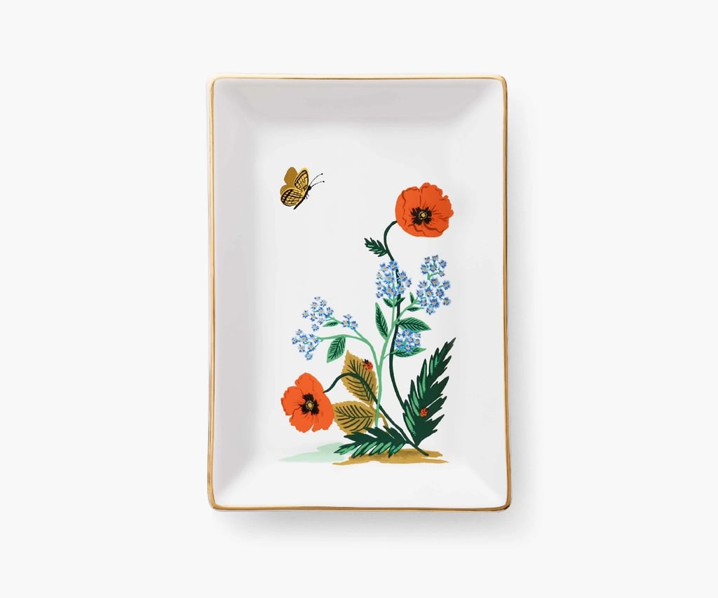 A Catch-All Tray: Rifle Paper Co. Poppy Botanical Catchall Tray