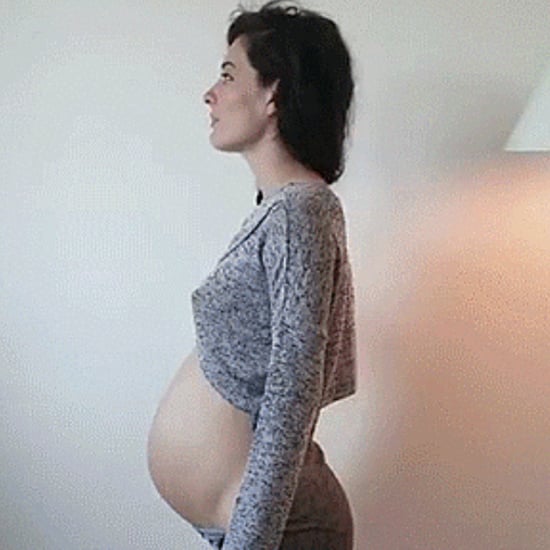 Time-Lapse Video of Pregnant Woman Moving in a Circle