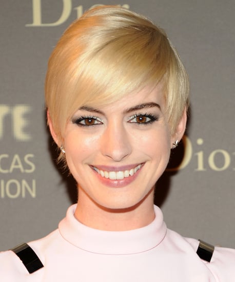 Anne Hathaway Blonde Hair 2013 Popsugar Beauty