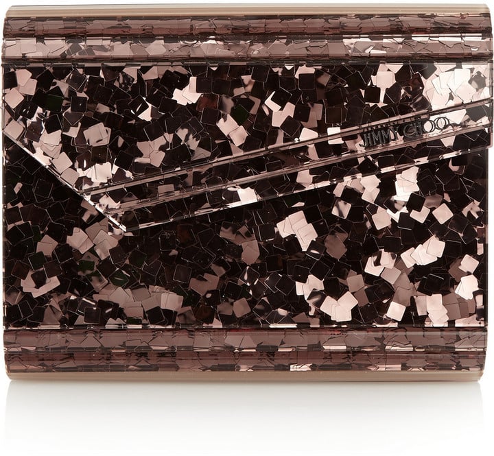 Jimmy Choo Candy Paillette-Embellished Acrylic Clutch ($895)