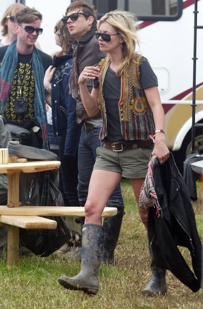 Kate Moss at Glastonbury 2008