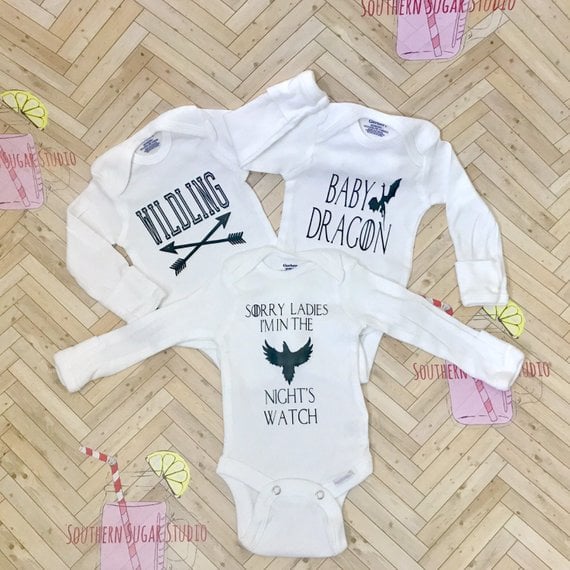Game of Thrones Bodysuits Set
