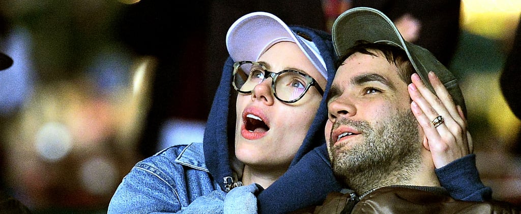 Scarlett Johansson and Romain Dauriac at Disneyland 2016