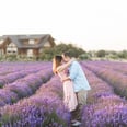 This Couple's Engagement Photos Will Make You Say, "Lavender Fields Forever"
