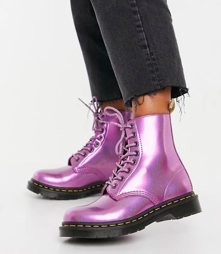 Dr. Martens Metallic Purple Boots | 2021