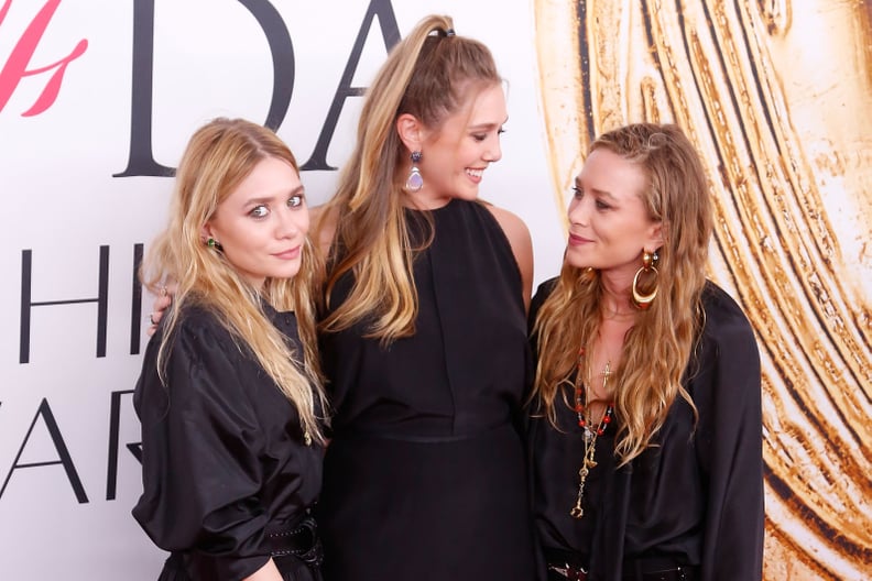 NEW YORK, NY - JUNE 06:  Ashley Olsen, Elizabeth Olsen, and Mary-Kate Olsen attend the 2016 CFDA Fashion Awards at the Hammerstein Ballroom on June 6, 2016 in New York City.  (Photo by Taylor Hill/FilmMagic)