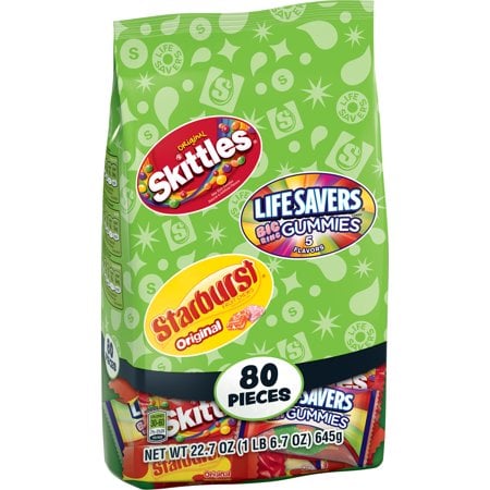 Starburst, Skittles, Lifesavers